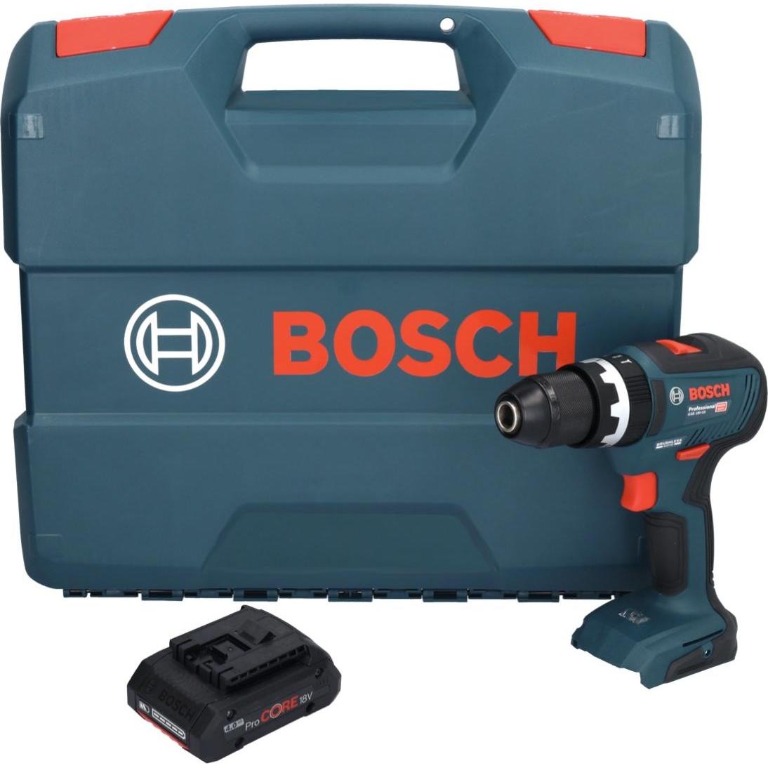 Thumbnail - Bosch Professional, Bohrmaschine + Akkuschrauber, Bosch GSB 18V-55 Professional Akku Schlagbohrschrauber 18 V 55 Nm Brus...