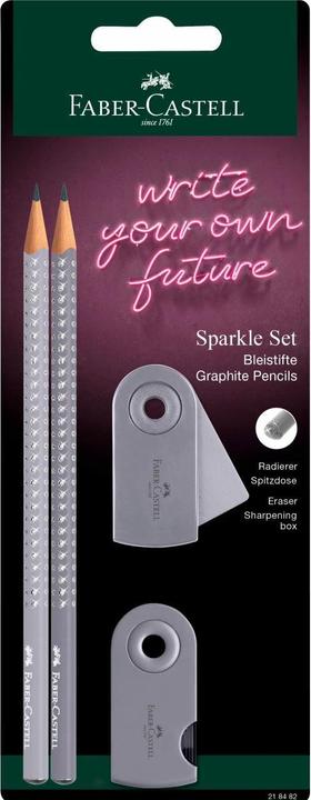 Produktbild Faber-Castell Schreibset Grip Sparkle (1 mm, B, 2 x)