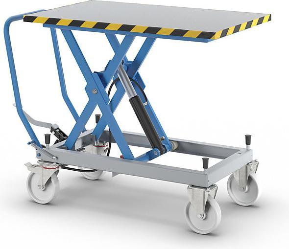 Actual product image eurokraft pro Scissor lift table trolley (500 kg)