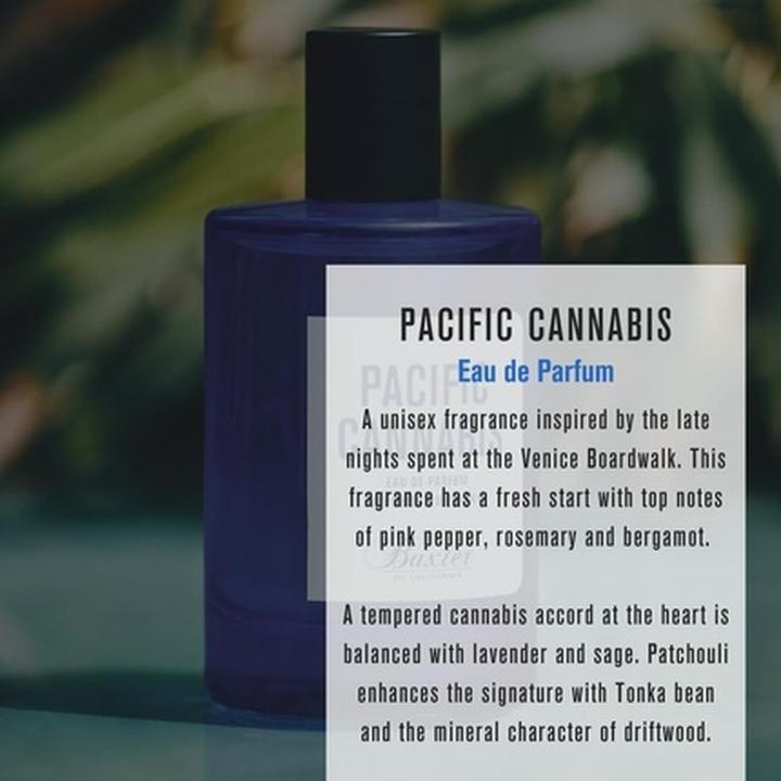 Actual product image Baxter Of California Pacific Cannabis Eau De Parfum Unisex Fragrance (Eau de parfum, 100 ml)