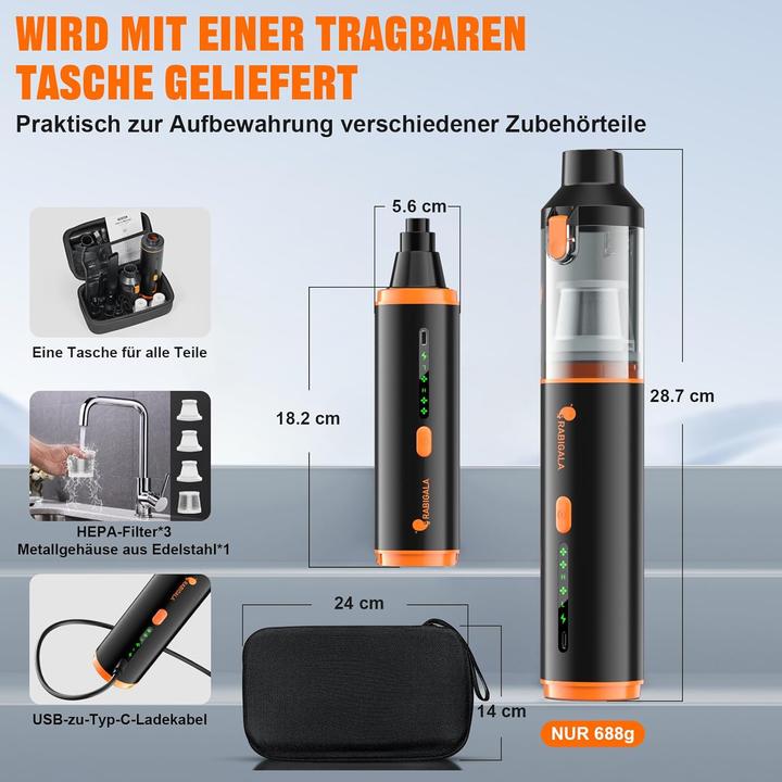 Produktbild Rabigala Kabelloser Handstaubsauger