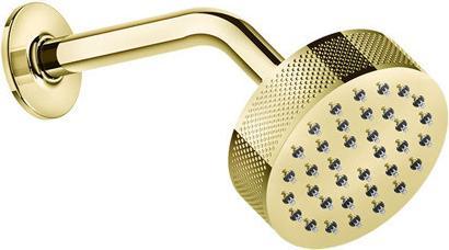 Actual product image Gessi Inciso anti-limestone overhead shower D120 mm, with joint and wall bracket, 1/2 connection, 58