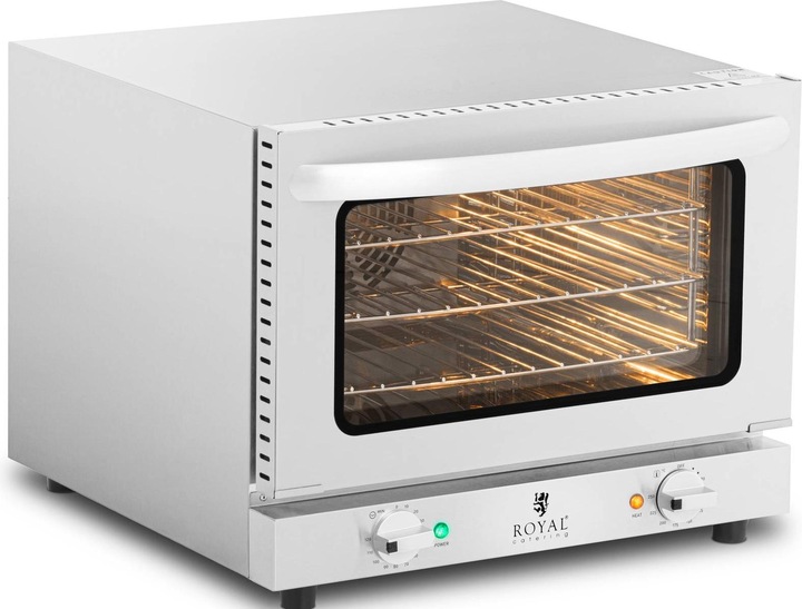 Produktbild Royal Catering Heissluftofen Konvektomat Kombidämpfer Backofen Edelstahl 2.150 W 3 Gitterroste