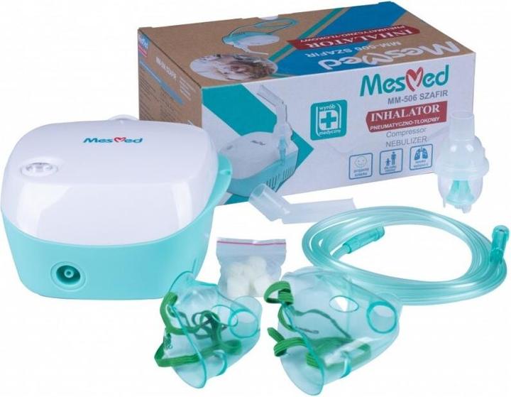 Image du produit MesMed Inhalateur pneumatyczno-tłokowy nebulizator kompresorowy MM-506 Szafir