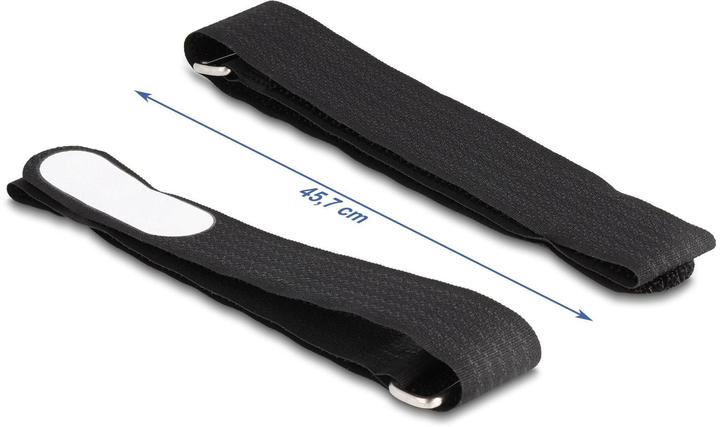 Produktbild Delock Klettkabelbinder Schwarz 457 mm x 25 mm 5 Stück (Klettkabelbinder, 457 mm, 5 Stk.)