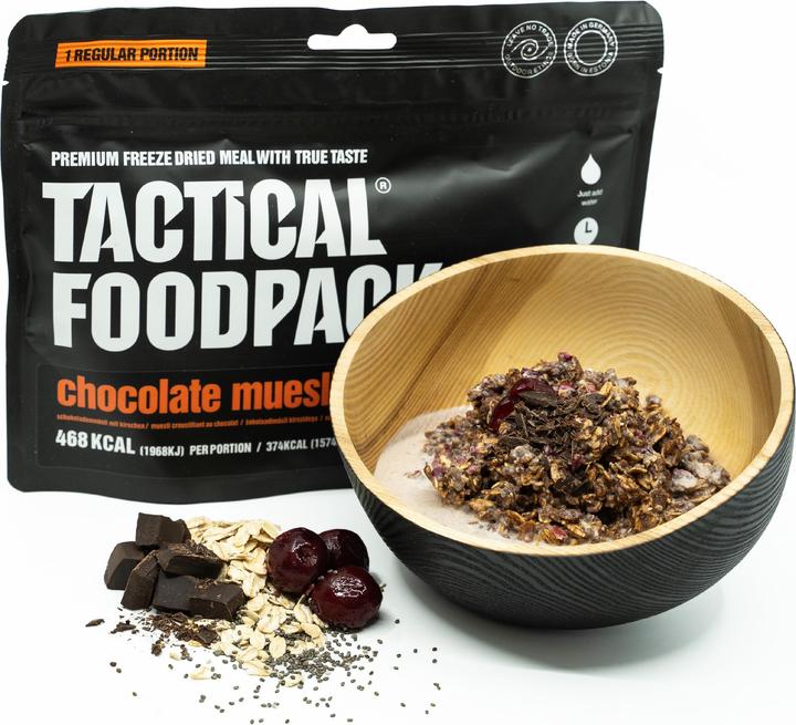 Image du produit Tactical Foodpack Muesli au chocolat et aux cerises (125 g)