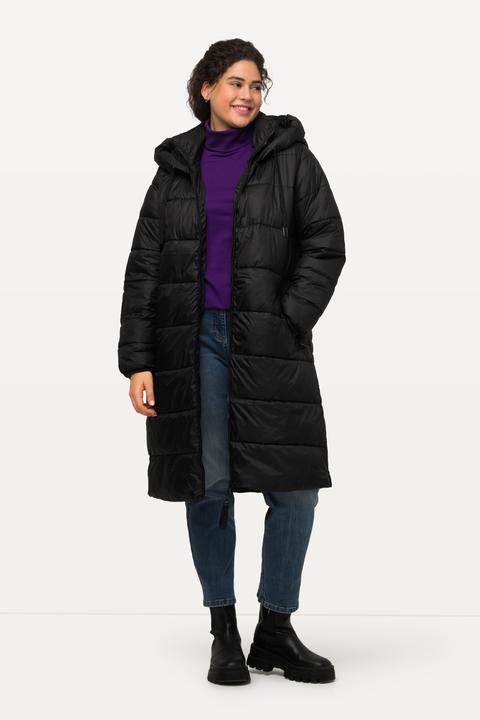 Actual product image Ulla Popken Long Quilted Fully Lined Coat
