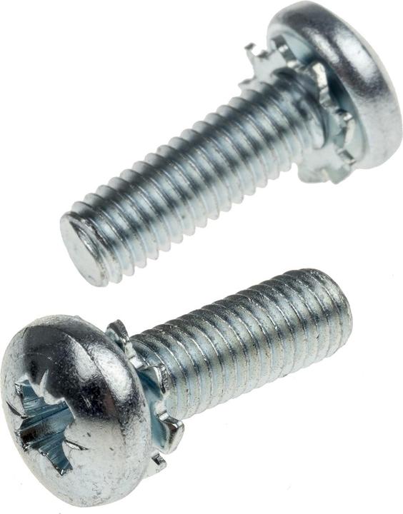 Produktbild RS PRO Schrauben mit Zahnscheibe M5x16mm (100 Schrauben pro Stück)