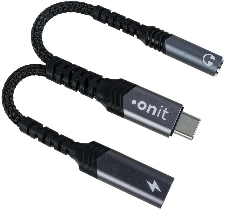 Onit Digital-Audio-Adapter Premium USB-C auf 3.5 mm (USB tipo C, USB tipo C, Jack da 3.5mm)
