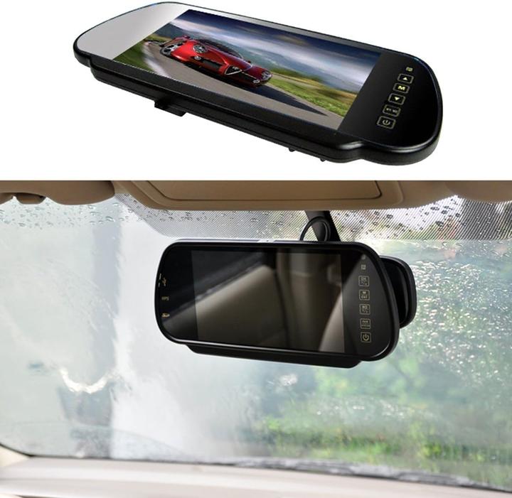 Produktbild Cocar Rückfahrkamera Spiegelmonitor mit Parkhilfslinien