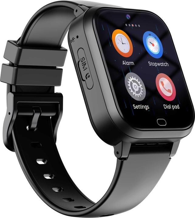 Actual product image Carneo SeniorSafe+ /Black/Sport Band/Black (41 mm, 4G)