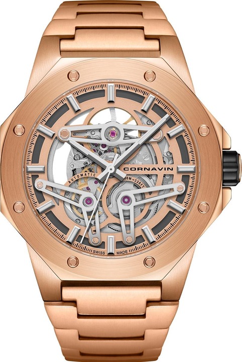 Actual product image Cornavin Downtown Skeleton Automatic (Analogue wristwatch, 42 mm)