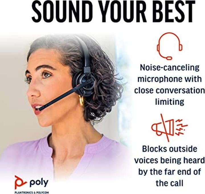 Actual product image Poly Savi 8220 Duo MS (Wireless, USB-A)
