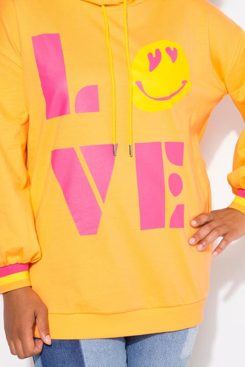 Produktbild Angel of Style Hoodie, LOVE SMILEY Motiv, Kapuzensweater (42)