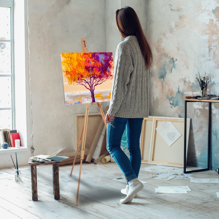 Actual product image Relaxdays Field easel