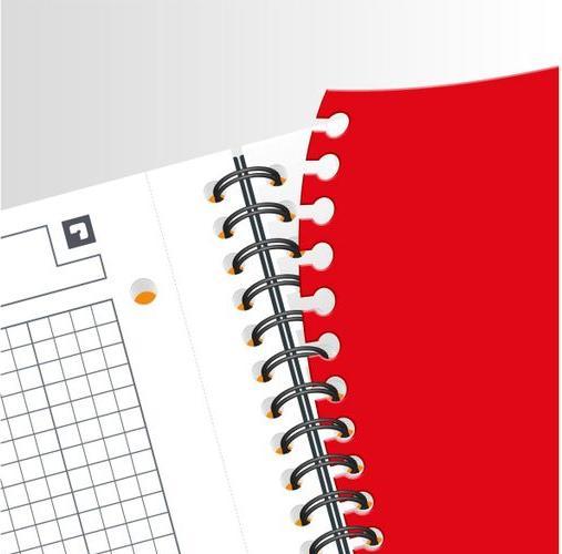 Actual product image Oxford Activebook (A4, Checked, Soft cover)