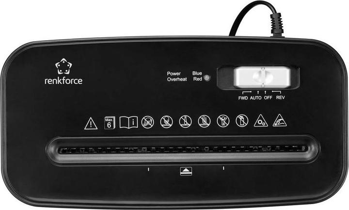 Image du produit Renkforce RF-PPS-11L Destructeur coupe croisée 6 feuilles 4 x 32 mm P-4 12 l (RF-6676270) (Coupe de particules)
