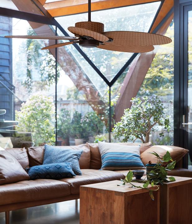 Produktbild Lucci Air Deckenventilator Fijian II Braun mit Wandschalter