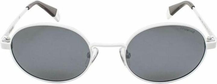 Immagine prodotto Polaroid Occhiali da sole 6066/S unisex cat. 3 tondi in acciaio inox bianco/grigio