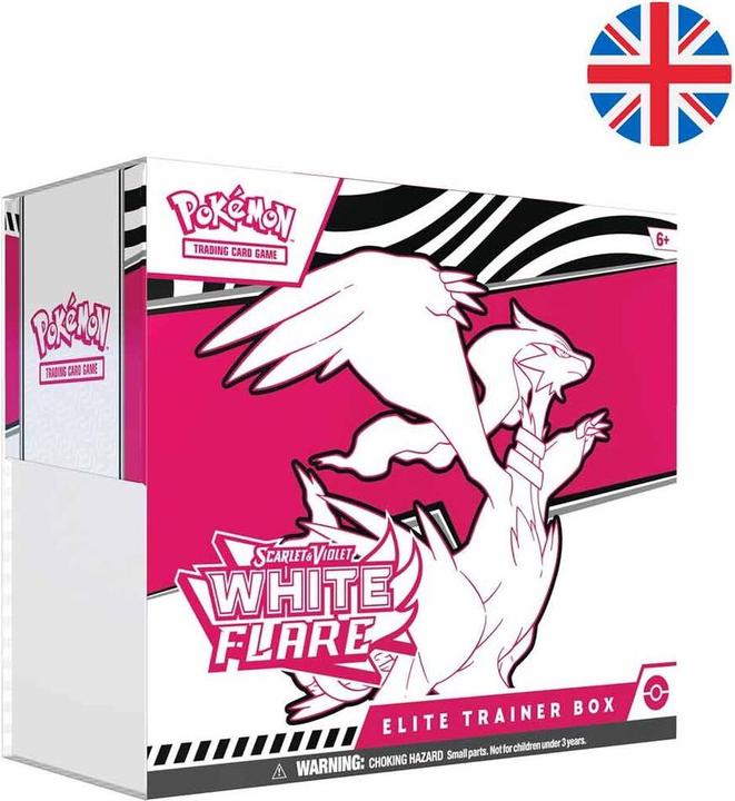 Pokémon Scarlet & Violet: White Flare Elite Trainer Box (English, Elite / Top Trainer Box)