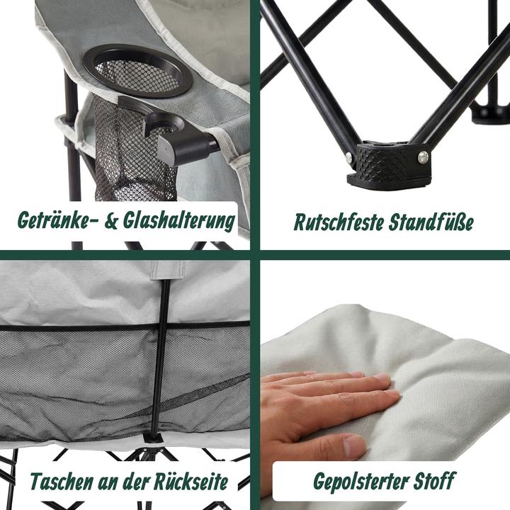 Produktbild Relaxdays Camping-Bank