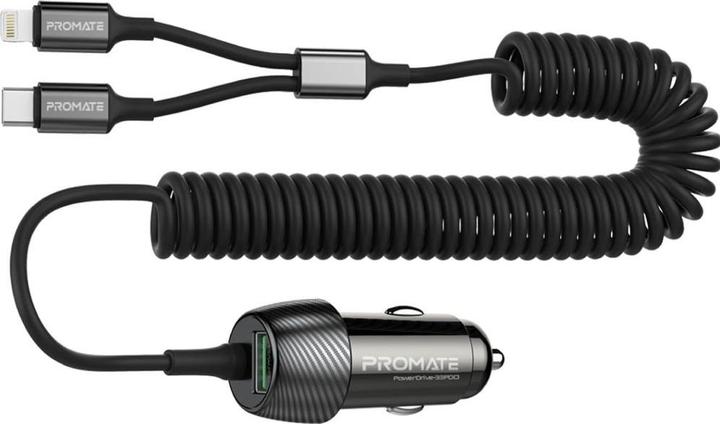 ProMate Caricabatterie da auto PowerDrive-33PDCI QC3.0