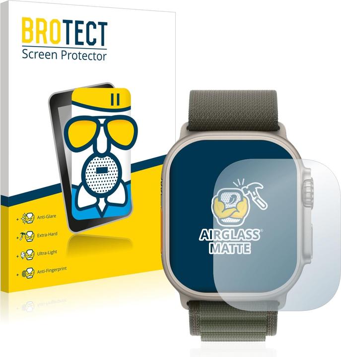 Produktbild BROTECT AirGlass Panzerglasfolie Matt (Apple Watch Ultra)