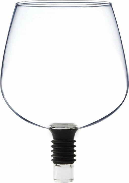 Produktbild JTI Lustiges Weinglas zur Weinflasche (1 Gläser, Weingläser Set)
