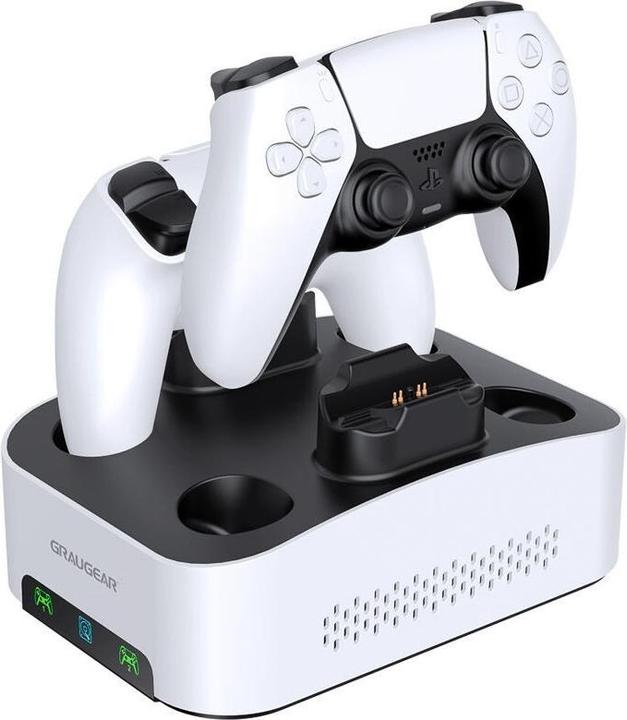 Produktbild Graugear Gaming Festplattenge. USB-C m. Dual Ladestation PS5 (PS5)