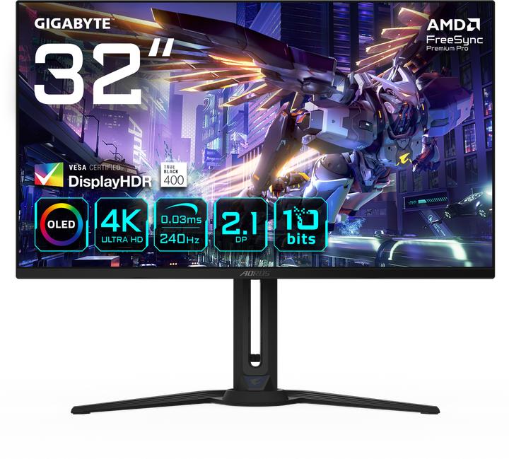 Image du produit Gigabyte Aorus FO32U2P (3840 x 2160 pixels, 31.50")