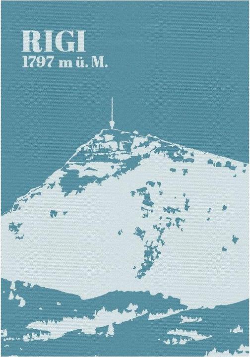 Image du produit Kultschtoff Küchentuch Berg Rigi (75 x 50 cm)