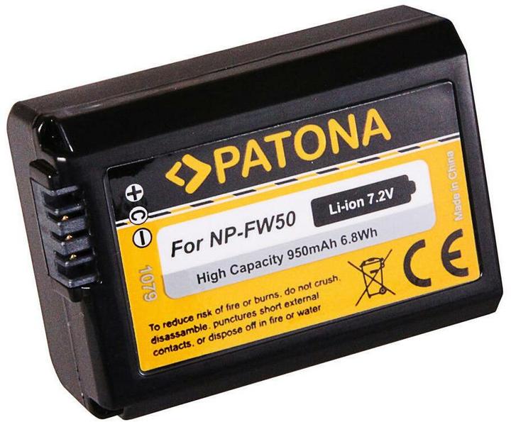 Produktbild Patona Sony NP-FW50 Akku (Kamera Akku)
