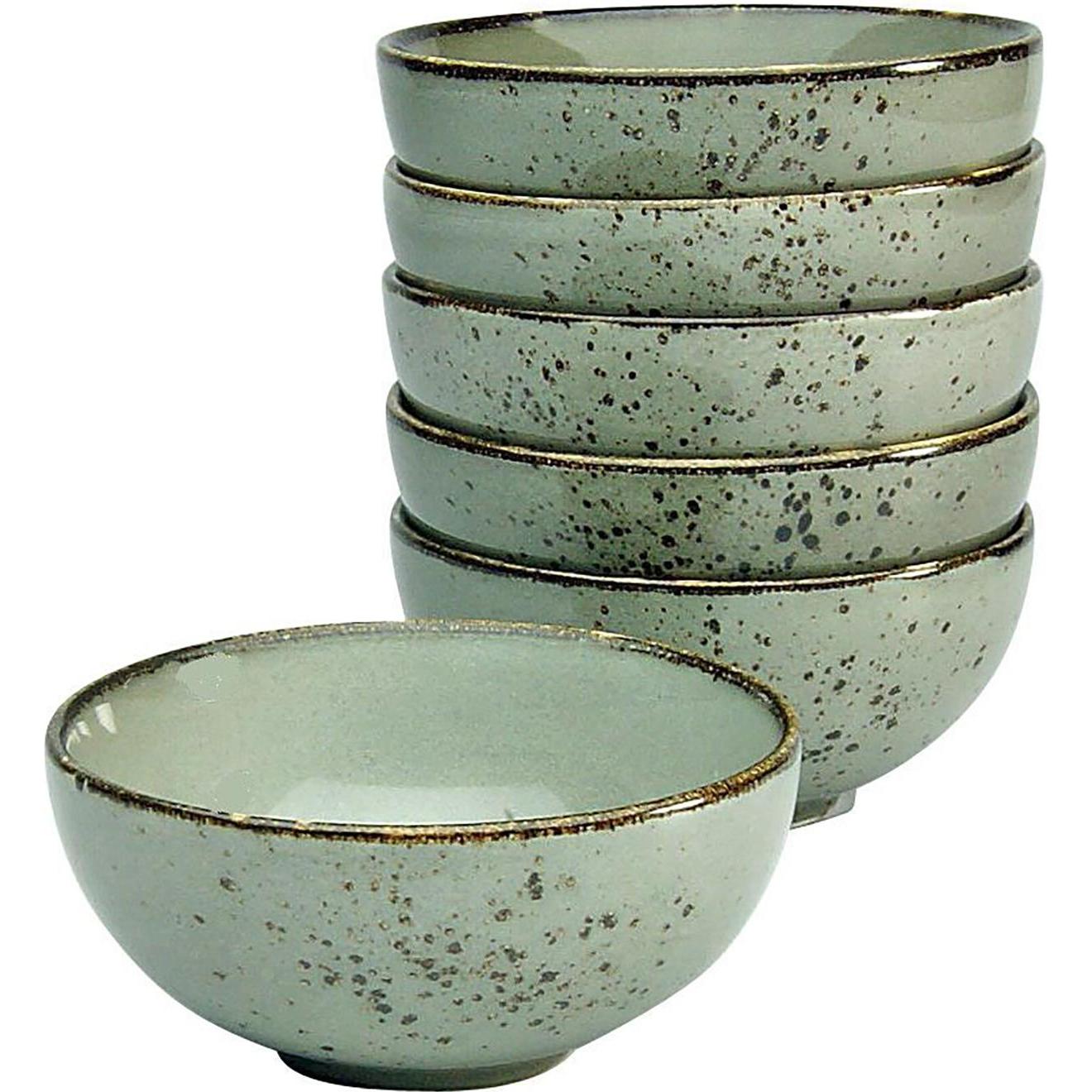 CreaTable Nature collection, Schüssel + Schale, Grau