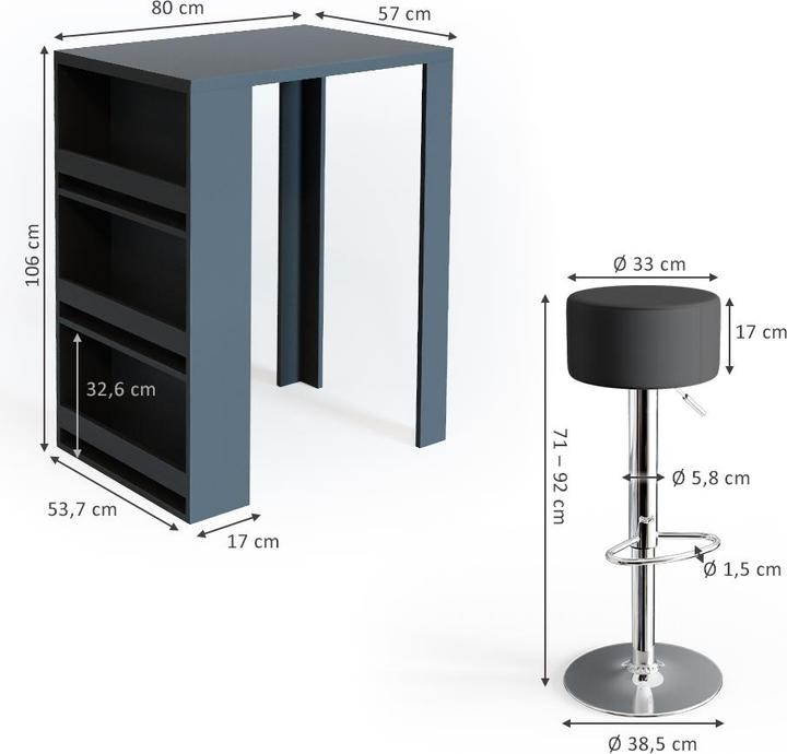 Produktbild Vicco Bartisch-Set