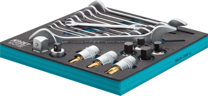 Immagine prodotto HAZET Serie di chiavi / chiavi a bussola 163-211/20 ∙ Attacco quadro, cavo, 20 mm (3/4 di pollice) …