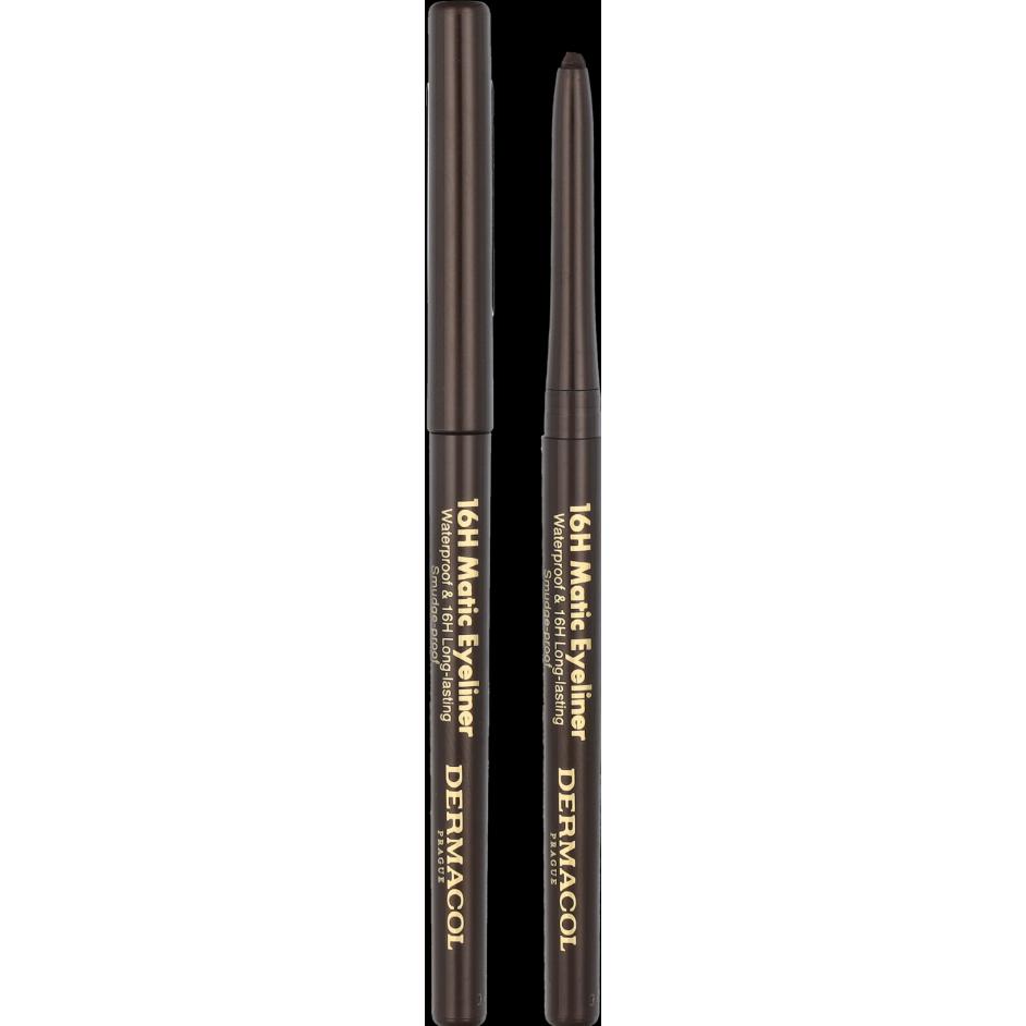 Thumbnail - Dermacol, Eyeliner + Kajal, 16H Matic (3 Brown)