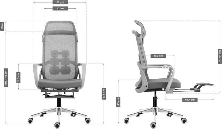 Image du produit Mark Adler Ergonomischer Sessel Manager 3.6 Grau
