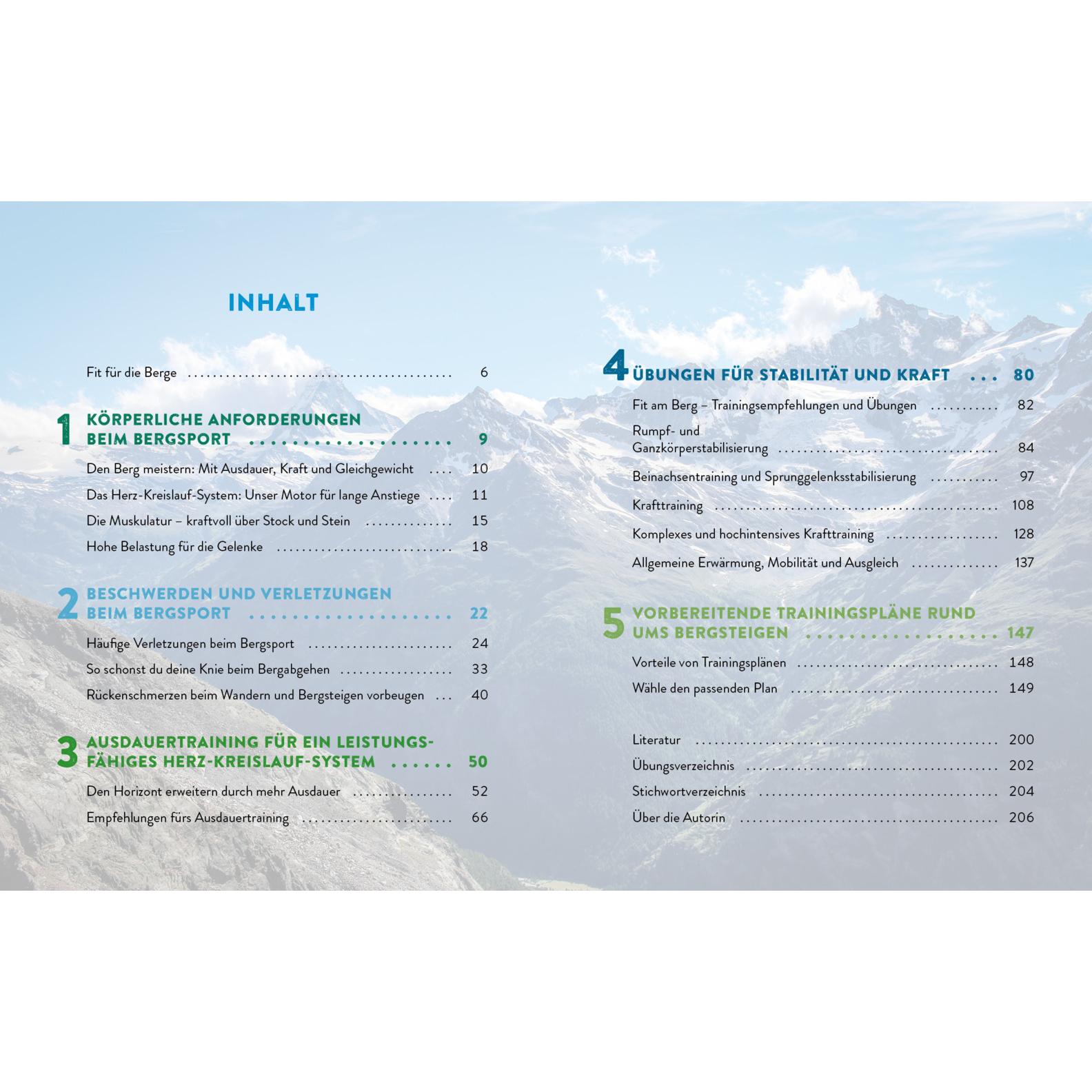 Thumbnail - Fit für die Berge, Ratgeber von Susanne Kraft