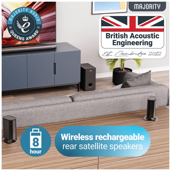 Actual product image Majority Everest 5.1 Dolby Audio Soundbar EU (300 W, 5.1 channels)