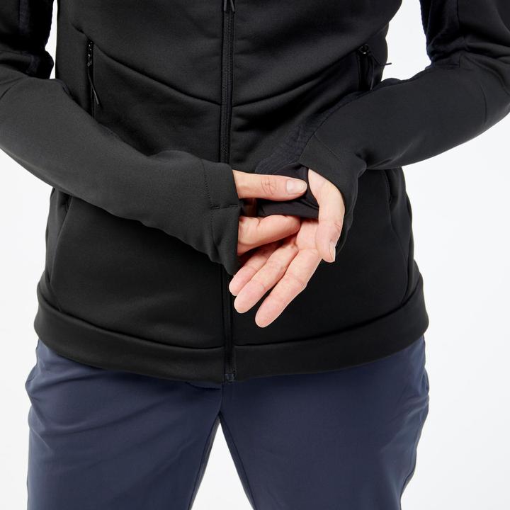 Immagine prodotto Quechua Giacca in pile da donna con cappuccio per l'escursionismo (L)