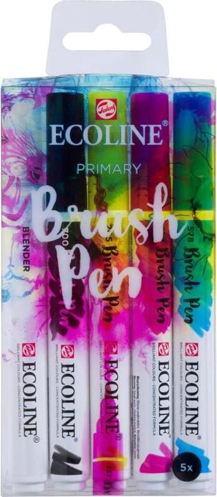 Produktbild Talens Brush Pen Primary (Mehrfarbig, 5 x)