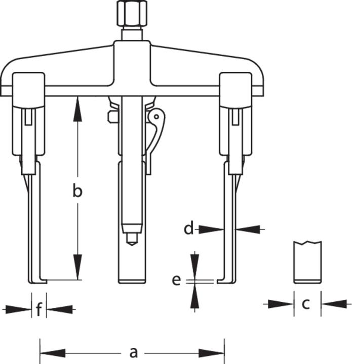 Actual product image Gedore Puller set