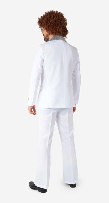Actual product image OppoSuits Disco Suit white party suit (S)