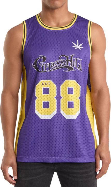 Actual product image Amplified Mens Cypress Hill Basketball Jersey (XL)