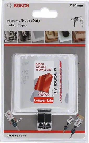 Produktbild Bosch Professional Zubehör Lochsäge Endurance for Heavy Duty. Carbide. 64 mm (64 Millimeter)