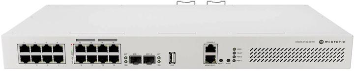 Immagine prodotto MikroTik Routers Cloud Router Switch 418-8P-8G-2S+RM with RouterOS L5, racmount case |
