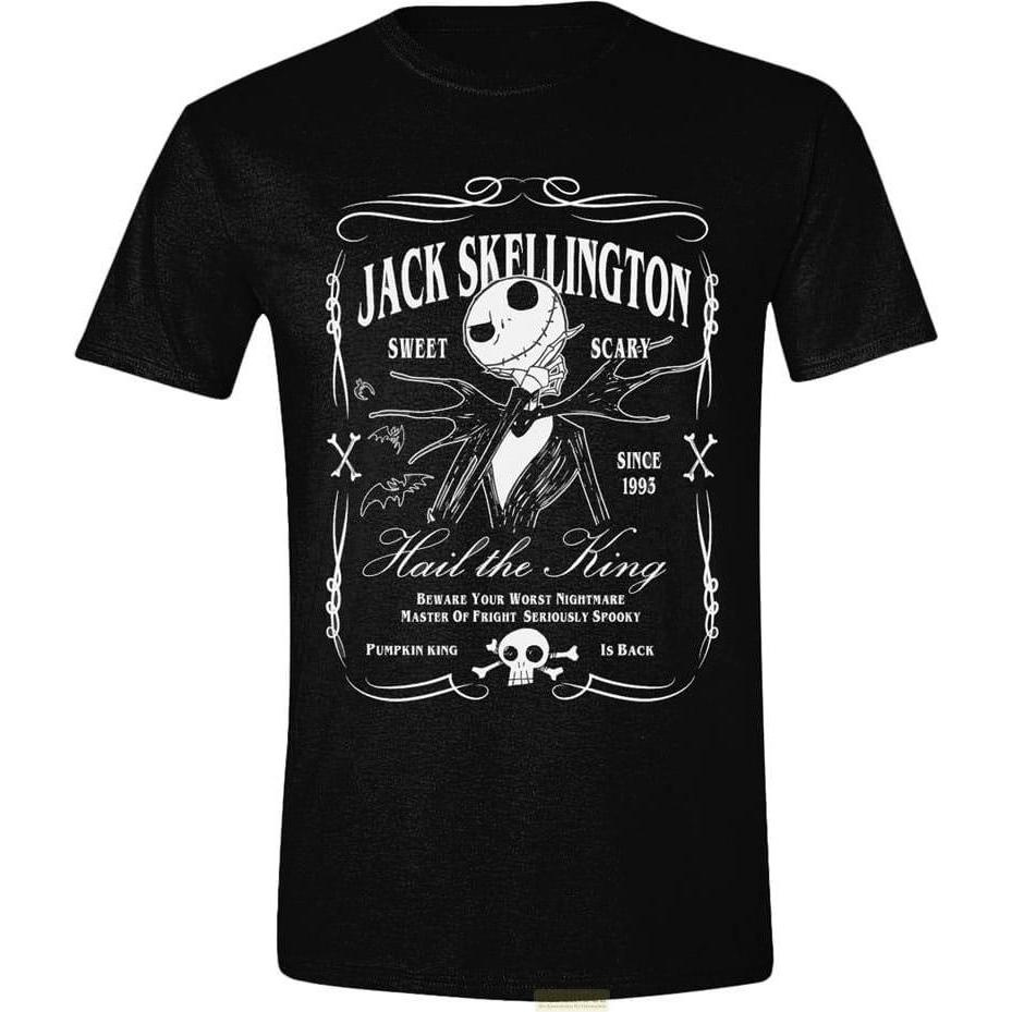 Death Note, Maglietta, Maglietta Disney The Nightmare Before Christmas Jack Skellington Label (M), (M)