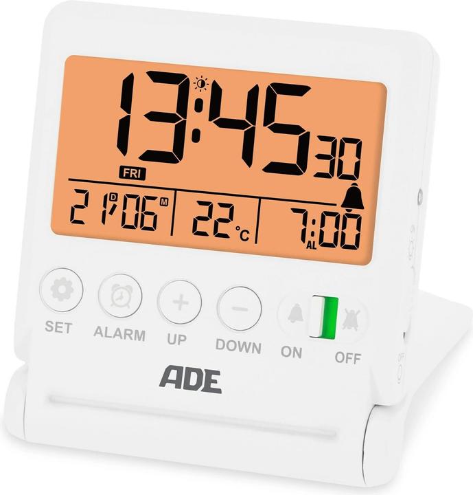 ADE Digitalwecker CK2507-1 Weiss