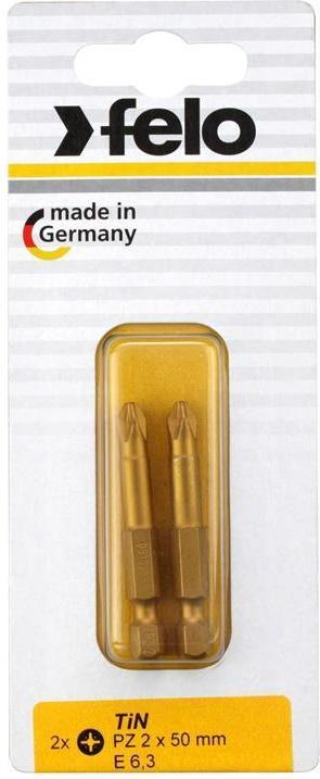 Actual product image Felo Screwdriver Bit Pz2x50 Tin (Screw slot)