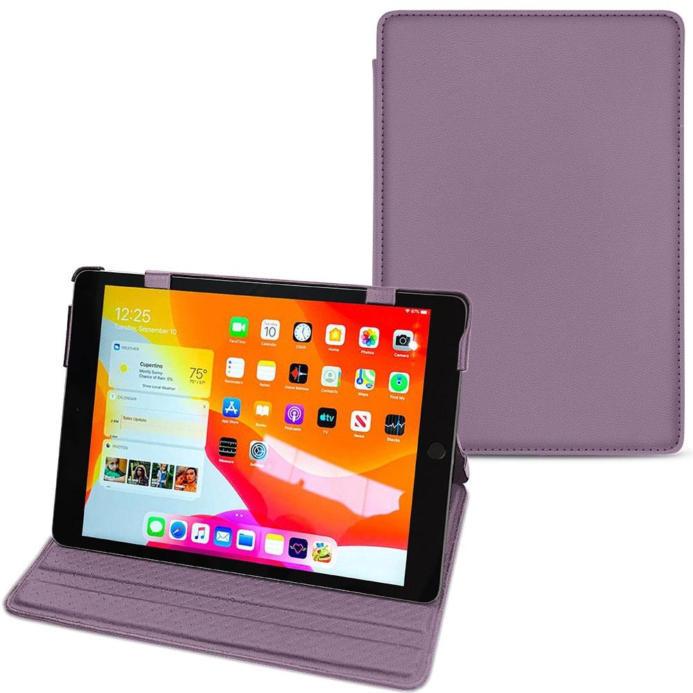 Thumbnail - Noreve Lederschutzhülle horizontal (iPad 10.2 2019), Tablet Hülle, Violett